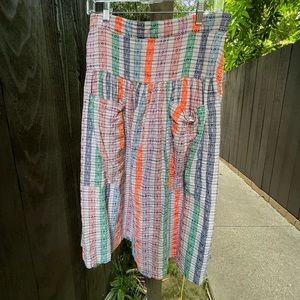 Colorful Striped Women's Skirt